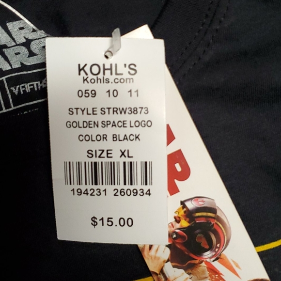 Black Star Wars Graphic Tee - Picture 3 of 3